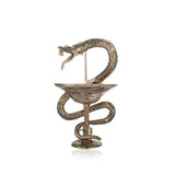 Snake Cocktail Glass Brooches Alloy Pins Men Party Decoration Accessories