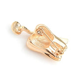 Silver Dental Mirror Brooches Personality Style Dentist Uniform Pins