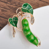 Zlxgirl Enamel Brooches Pins, Wedding Accessories Perfect Pearl