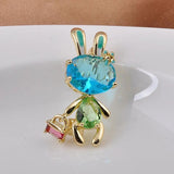 D&Rui Bunny Brooches Mushroom Lapel Pins Backpack Pin Jewelry