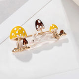 D&Rui Bunny Brooches Mushroom Lapel Pins Backpack Pin Jewelry