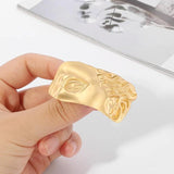 Punk Metal Abstract Face Mask Brooches Pins Collar Gothic Jewelry