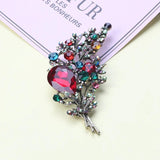 Flower Brooch Female Pin Jewelry Corsage Autumn Winter Pearl Collar Pin