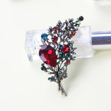 Flower Brooch Female Pin Jewelry Corsage Autumn Winter Pearl Collar Pin