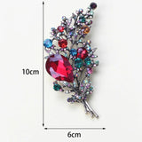 Flower Brooch Female Pin Jewelry Corsage Autumn Winter Pearl Collar Pin
