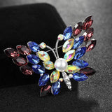 Green Pink Opal Bee Insect Brooch Jewelry Men's Jewelry Party Gift
