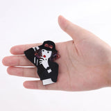 Punk Hat Girl Acrylic Brooch Resin Lapel Pins