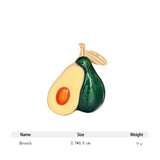 Avocado Pins Backpack Jewelry Brooches for Women