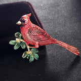 Birds Enamel Brooches Jewelry for Men's Year