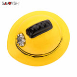 Yellow Helmet Shape Lapel Pin Brooches Fine Gift for Men