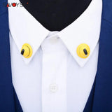 Yellow Helmet Shape Lapel Pin Brooches Fine Gift for Men
