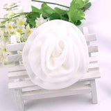 Soft Colors Chiffon Silk Fabric Rose Flower Brooches Lapel Pins Lady Corsage
