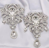 Crystal Flower Brooch Pin for Women