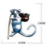 Cute Mouse Hijab Pin for Christmas