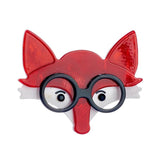 Acrylic Fox Head Brooch Cartoon Animal Badges
