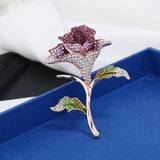 Large Rose Flower Brooch Ladies Coat Pin Girl Jewelry Birthday Party