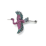 Anime Crane Brooch Personality Pin Accessories Women Jewelry