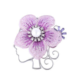Embroidery Flower Beauty Brooches And Pins Banquet Brooch For Women Jewelry