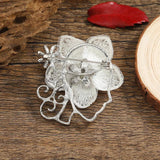 Embroidery Flower Beauty Brooches And Pins Banquet Brooch For Women Jewelry