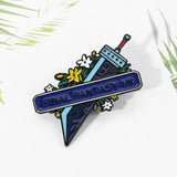 FF7 Enamel Pin Nostalgia Brooch for Fans