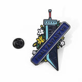 FF7 Enamel Pin Nostalgia Brooch for Fans