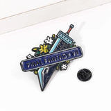 FF7 Enamel Pin Nostalgia Brooch for Fans