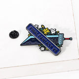 FF7 Enamel Pin Nostalgia Brooch for Fans