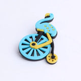 Bird Wheel Brooch Pins Acrylic Corsage Clips Hat Scarf Decoration