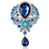 Crystal Brooches Alloy Rhinestone Brooch Pin Pendant