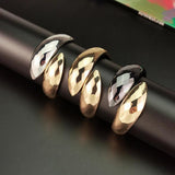 Punk Metal Thick Circular Big Bracelet For Women Mixed Colour Cuff Bangles