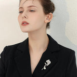 Rhinestone Calla Brooch Flower Jewelry Suit Pins Brooches Nice Gift