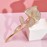 Rhinestone Calla Brooch Flower Jewelry Suit Pins Brooches Nice Gift