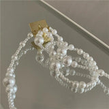 Pearl Tassel Brooch Long Clothing Accessories Christmas