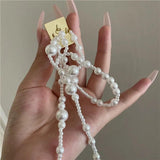 Pearl Tassel Brooch Long Clothing Accessories Christmas