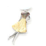 Bohemian Natural Shell Lady Girl Brooch Women Wedding Banquet Party Pins
