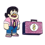 Steven Universe Tiger Millionaire & Briefcase Combo Pins Crystal Gems Garnet