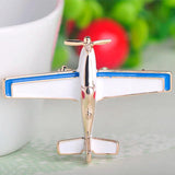 Airplane Aircraft Shape Brooch Enamel Brooches Jewelry Pins For Women Kids