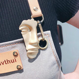 Exaggerated Half Human Face Brooches Party Accessory