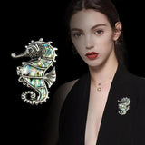 Abalone Shell Insect Brooch Mother of Pearl Fish Pin