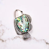 Abalone Shell Insect Brooch Mother of Pearl Fish Pin