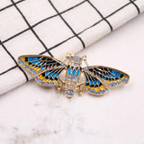 Abalone Shell Insect Brooch Mother of Pearl Fish Pin