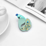 Acrylic Peacock Brooch Pin Unisex Creative Cartoon Animal Brooches