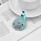 Acrylic Peacock Brooch Pin Unisex Creative Cartoon Animal Brooches