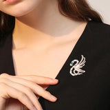 Enamel Snake Wings Brooch KitKat Metal Hijab Pins