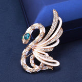 Enamel Snake Wings Brooch KitKat Metal Hijab Pins