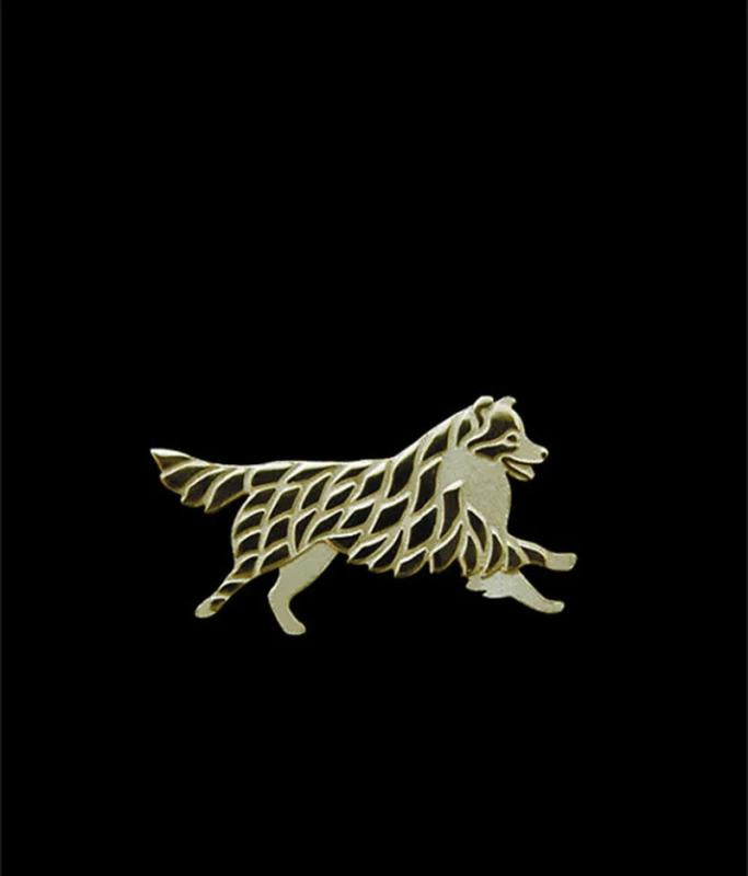 Australian Shepherd Lapel Pin Brooch