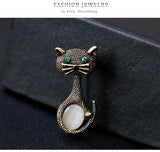 Vintage Retro Cat Brooches Pin Lovely Animal Brooch