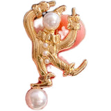 England Court Clown Brooch Joker Pin Badges