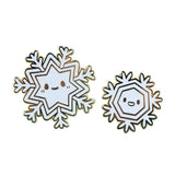 Set of 3 Snowflake Enamel Pins