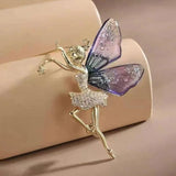 Ballerina Gift Women's Brooch Fairy Ballet Girl Brooch Pin Ballet Valentine Jewe